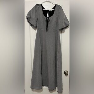 PIPER & SCOOT black and white checkered dress